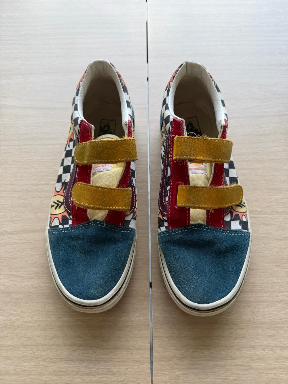 Vans + Parks Project Women’s Velcro Sneakers Size 8 - Read Description